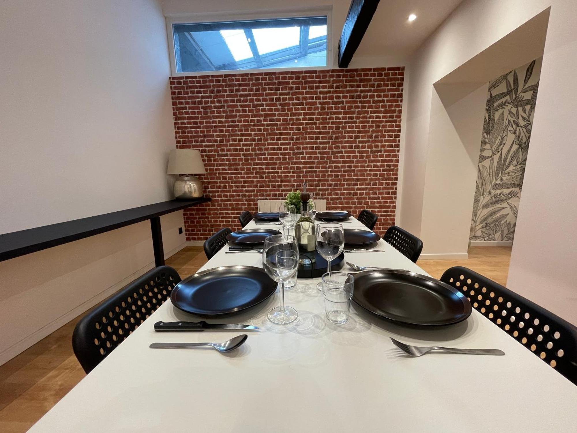 Les 3 Suites - 6 Personnes - 3 Chambres Avec Sdb Privatives Lens Esterno foto